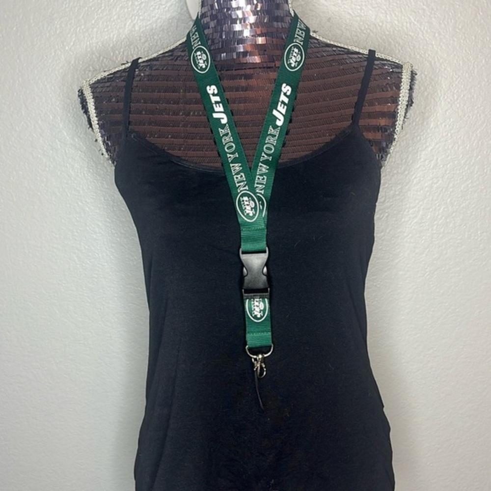 4/$20 NY Jets Lanyard Keychain